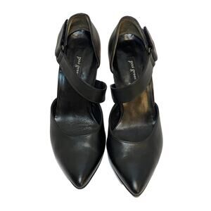 Paul Green Heel, Black, Leather, Women's Size 7.5, 3" Heel